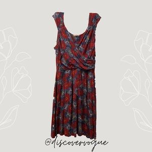 Faux Wrap Dress